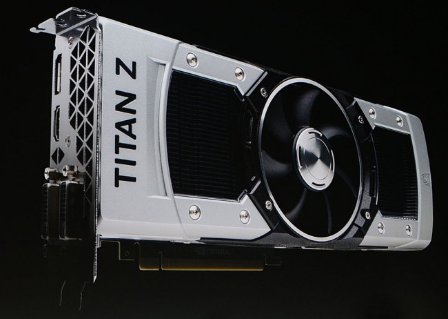 В рамках проходить конференції GTC 2014 компанія NVIDIA анонсувала двочіпову відеокарту, що отримала назву GeForce GTX TITAN Z