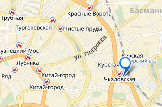 75 м (1 хвилина ходьби) від станції метро Чкаловська - дуже зручно